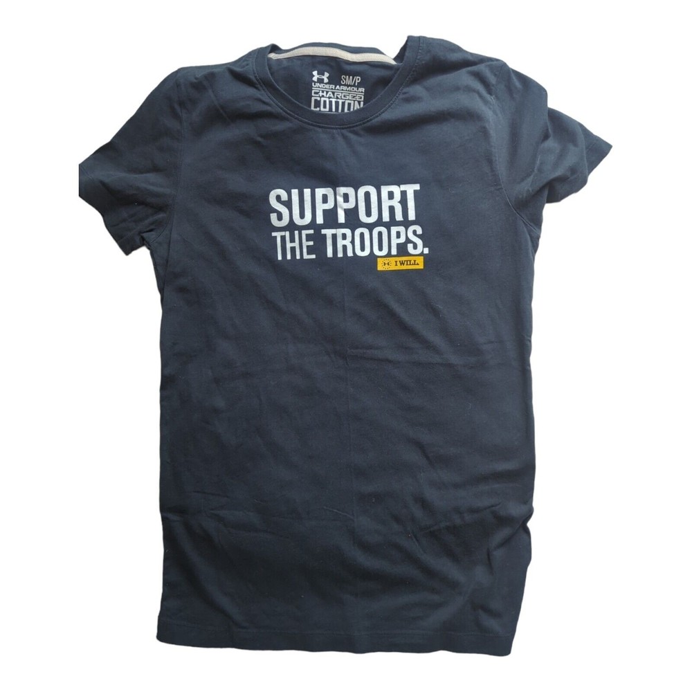 Under Armour Men's Support The Troops Heat Gear T-Shirt Size Small Unisex